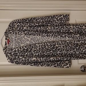 Guess Long Leopard Cardigan